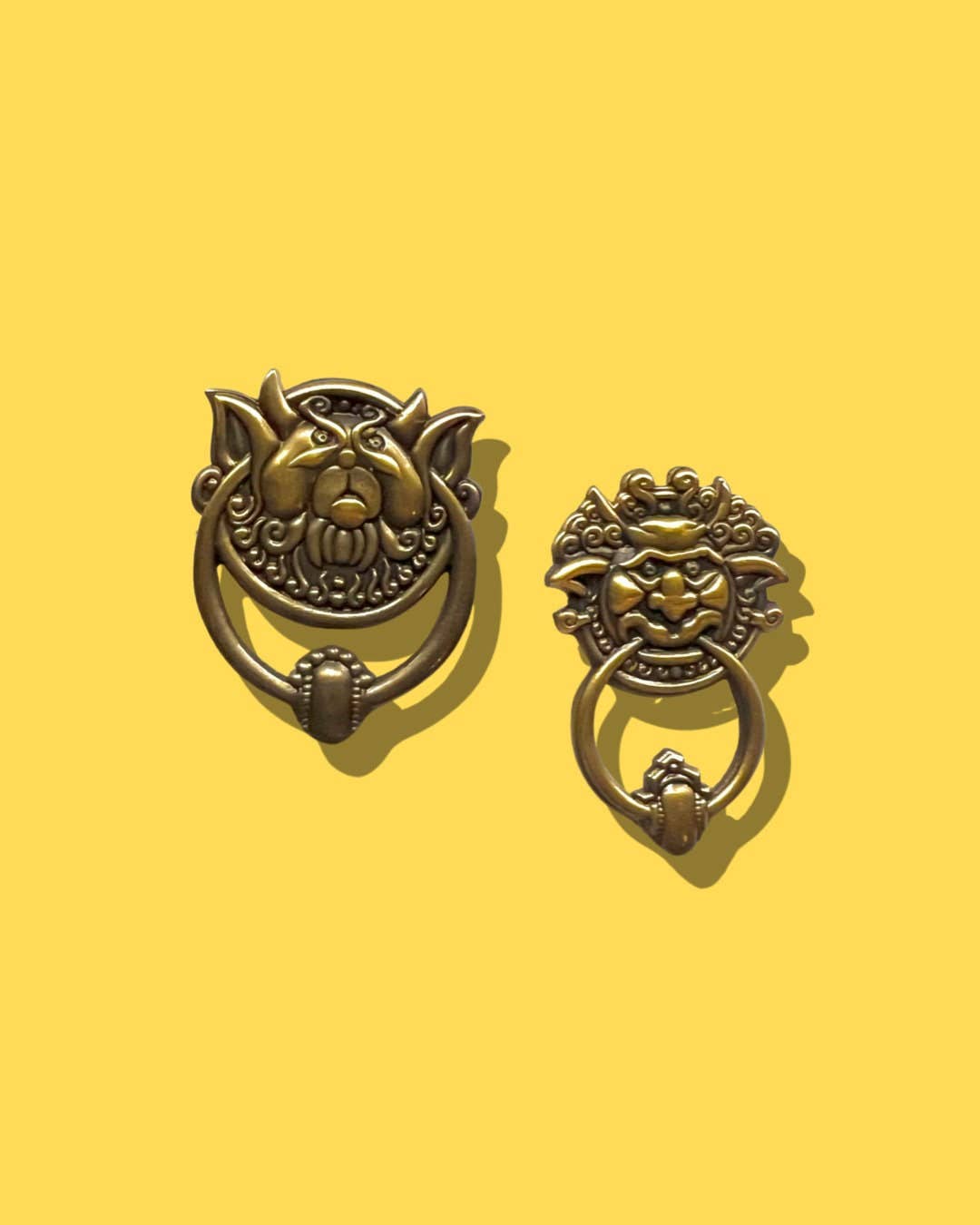 Labyrinth Door Knockers 3D Pins by Millypins