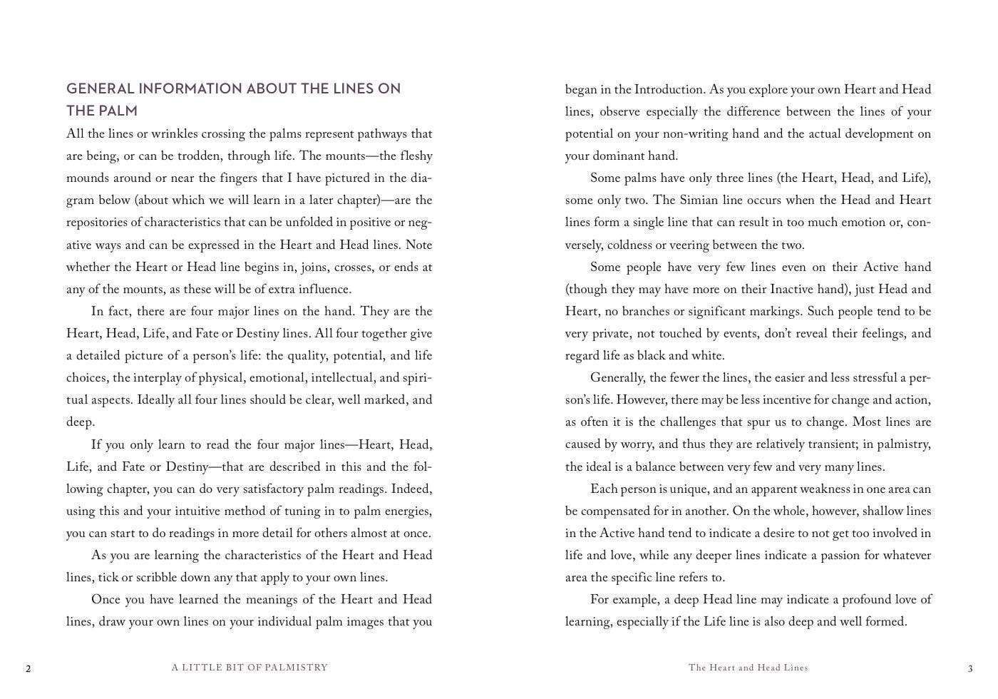 A Little Bit of Palmistry by Cassandra Eason