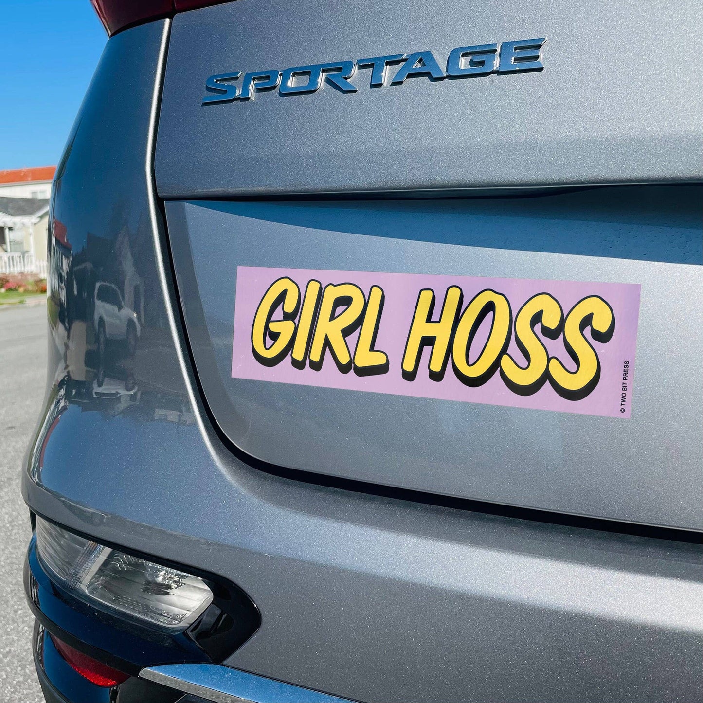 GIRL HOSS Bumper Sticker