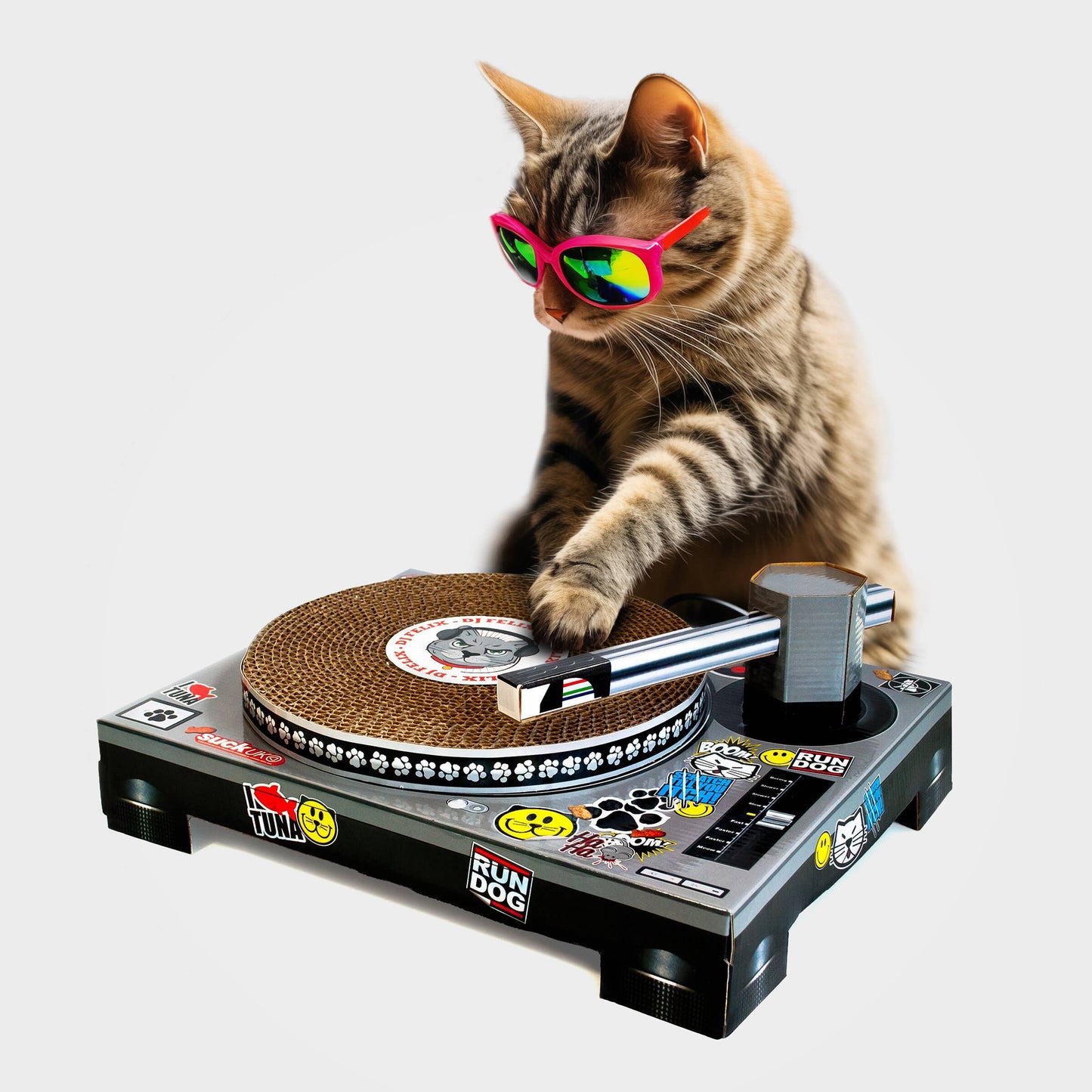 SUCK UK Cat Scratch DJ Decks