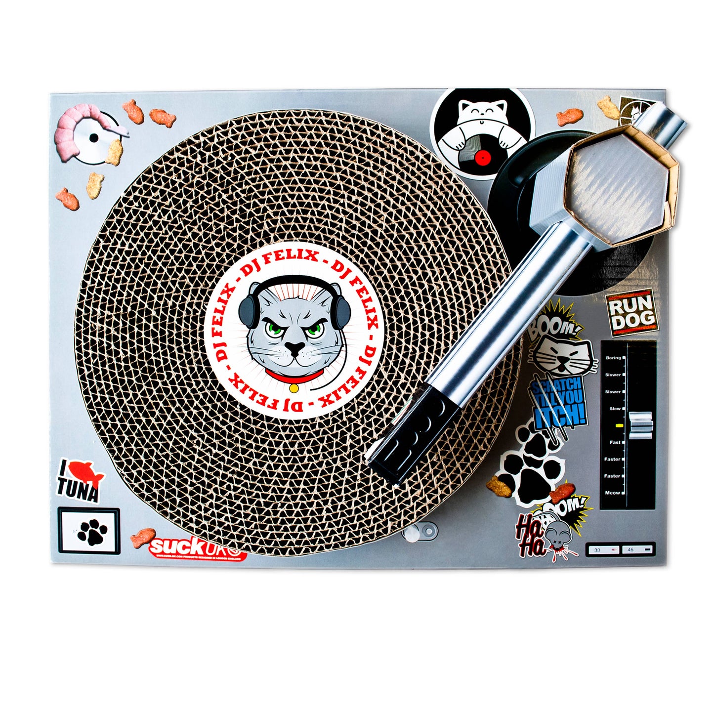 SUCK UK Cat Scratch DJ Decks