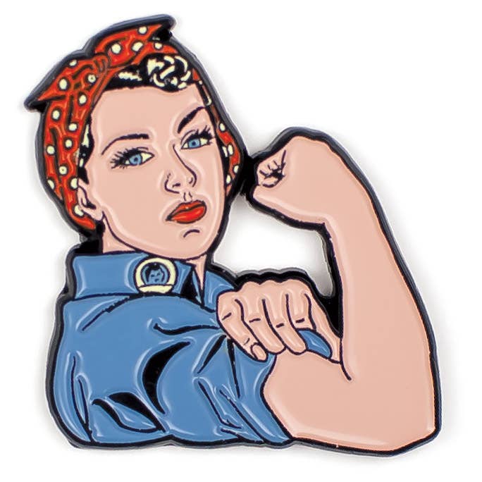 Rosie The Riveter & We Can Do It Pins