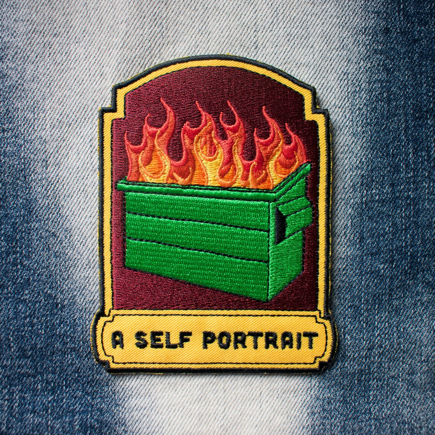 Retrograde Supply Co. A Self Portrait Embroidered Patch