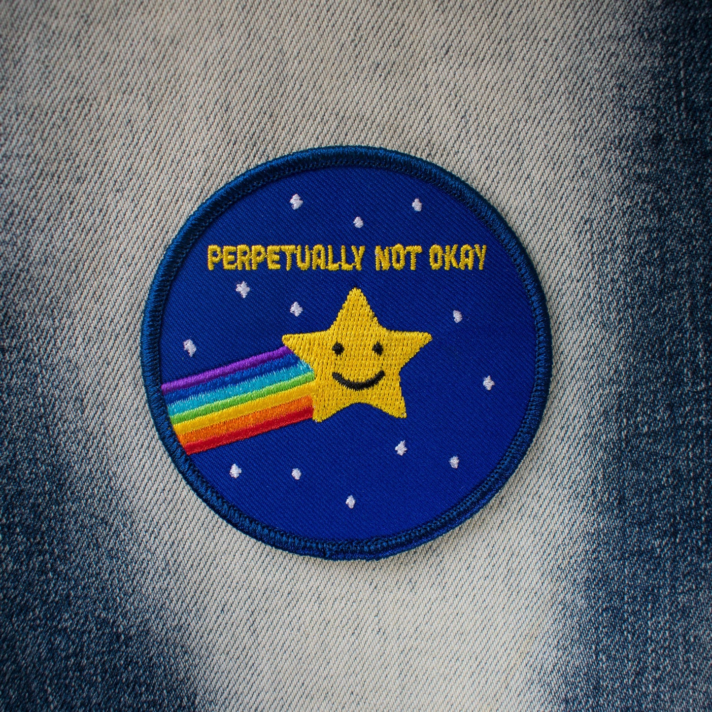 Retrograde Supply Co. Perpetually Not Okay Embroidered Patch