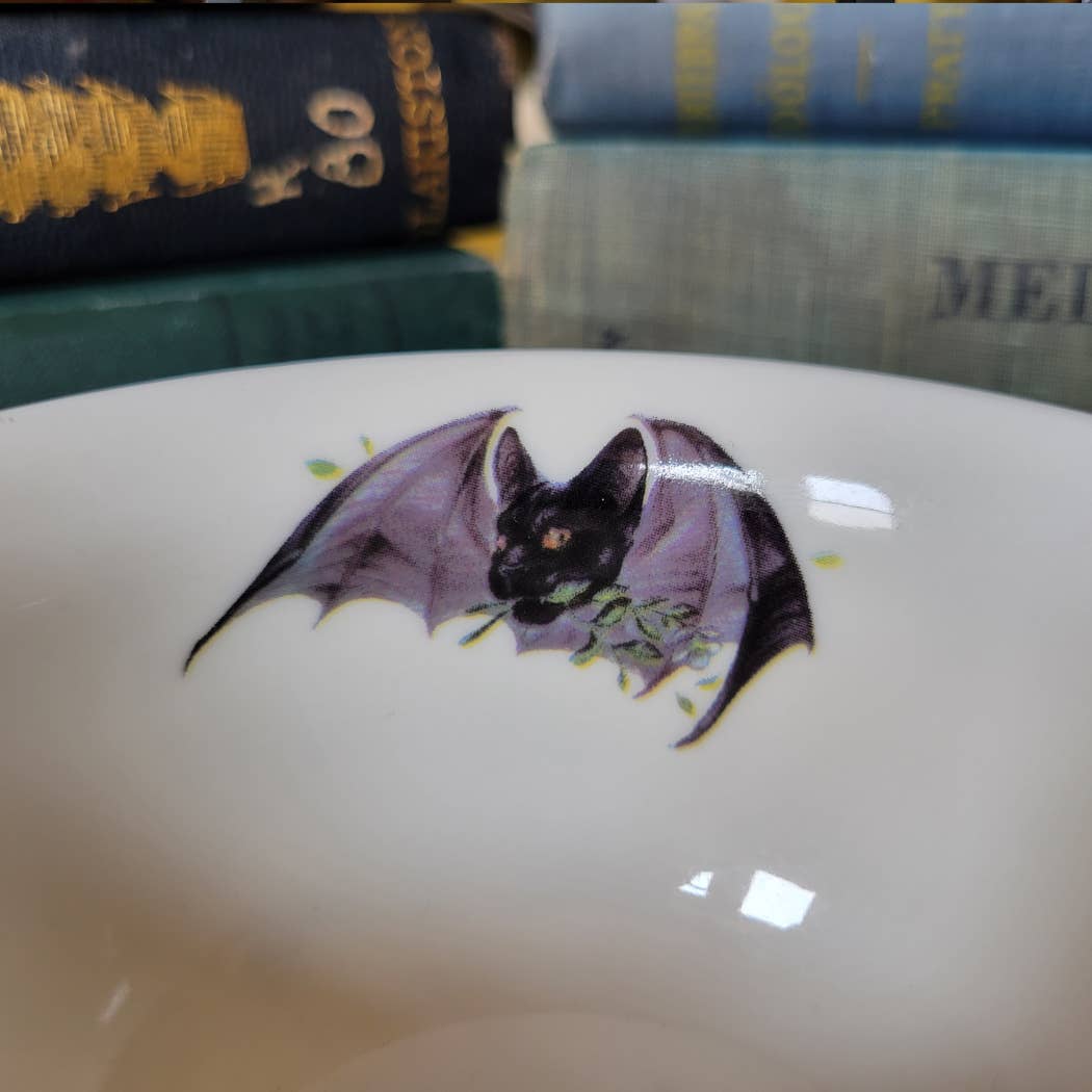 Gilded Feline Teacup and Saucer Set by Alexandra Winthrop