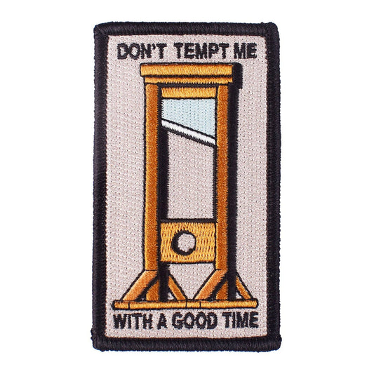 Retrograde Supply Co. Don't Tempt Me Embroidered Patch