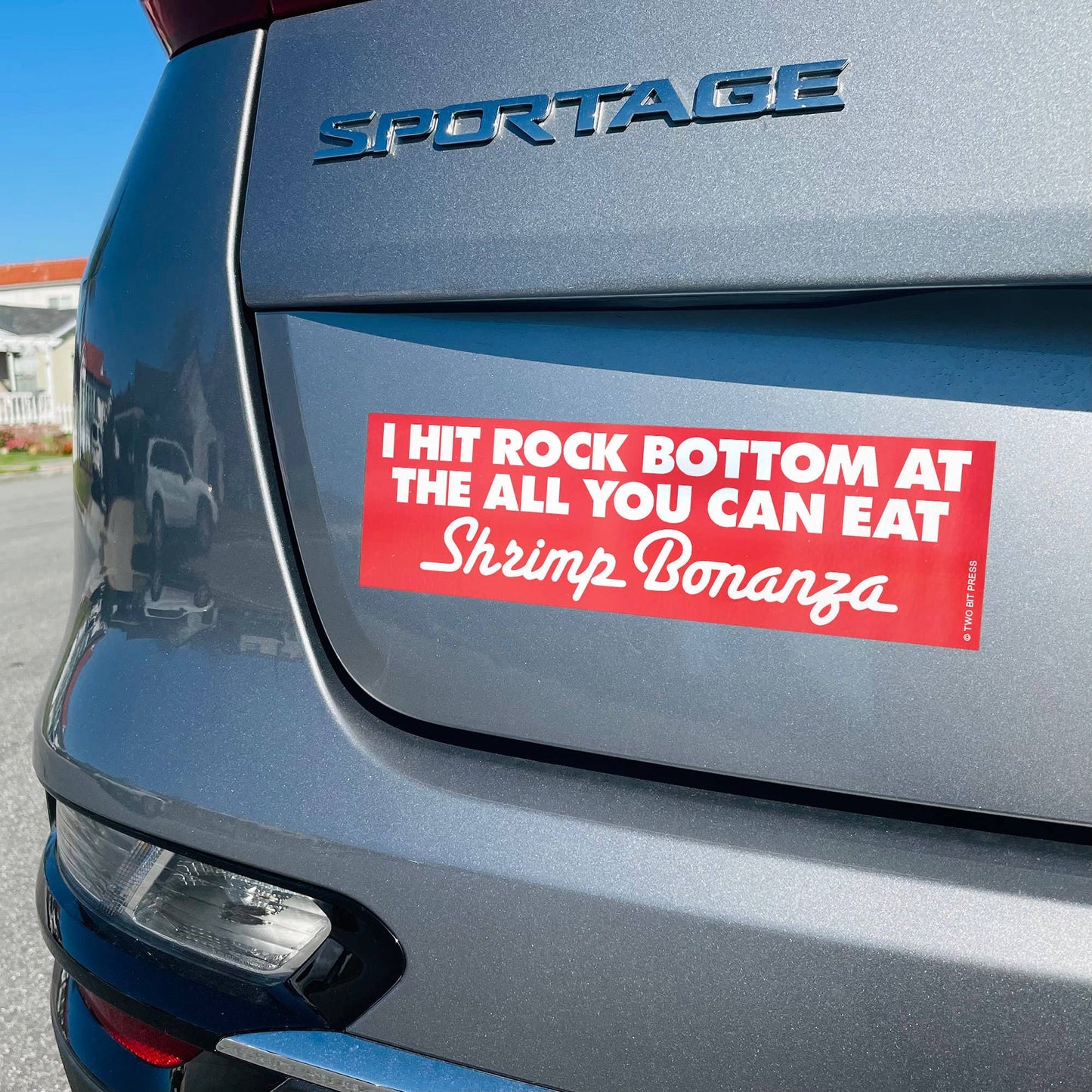 All You Can Eat SHRIMP BUFFET Bumper Sticker