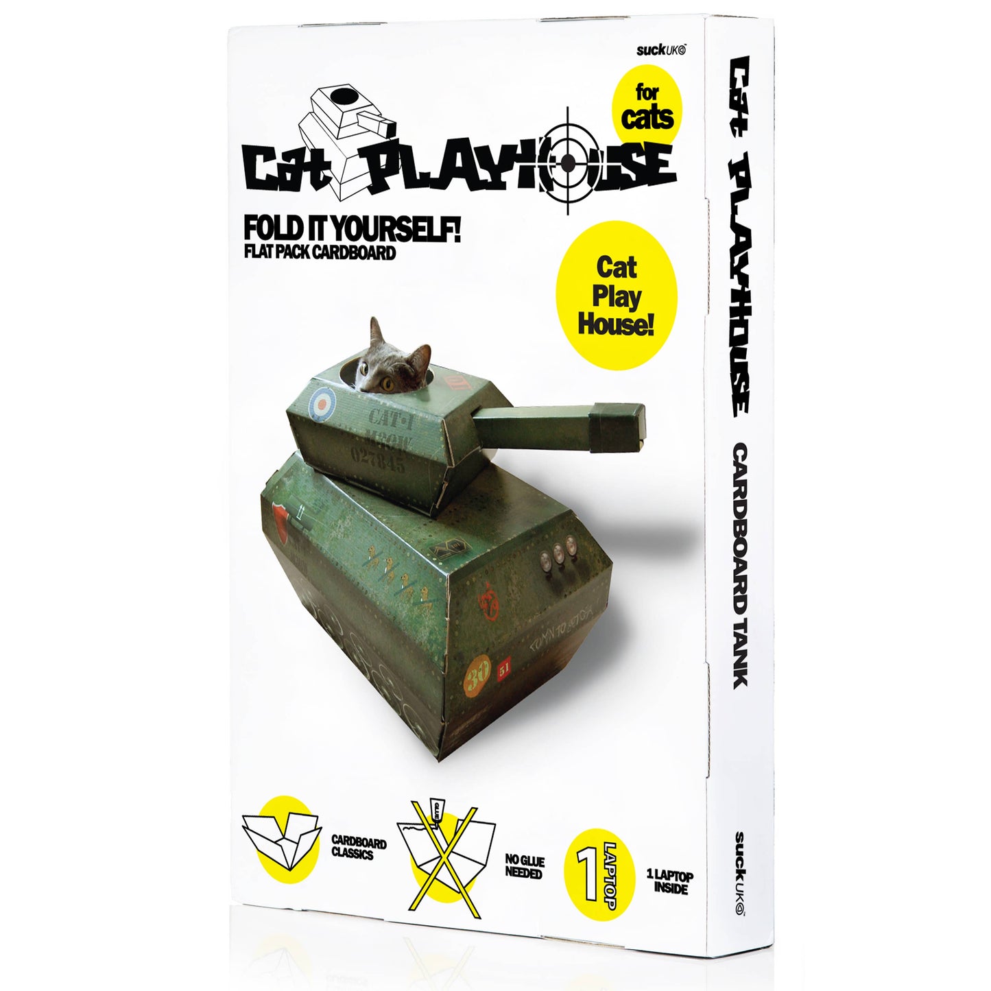 SUCK UK Cat Playhouse Tank