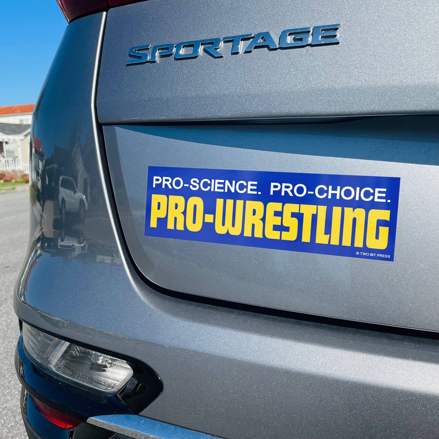 Pro-Choice Pro-Wrestling Bumper Sticker