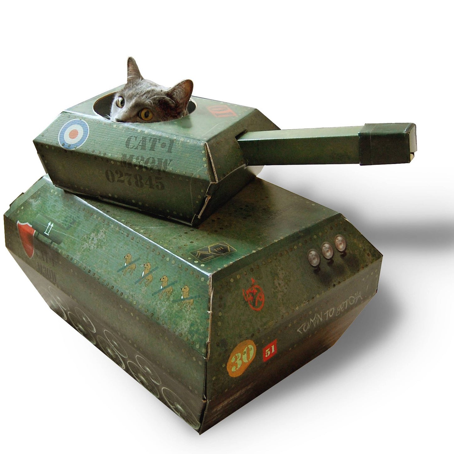 SUCK UK Cat Playhouse Tank