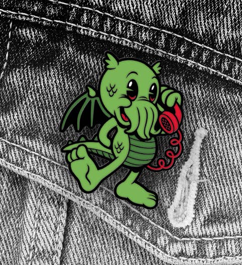 Hairebrained! Call of Cthulhu Enamel Pin