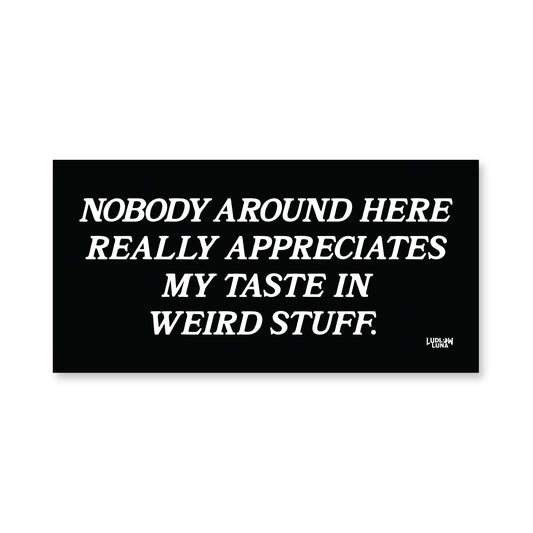 Weird Stuff Appreciation Society Sticker