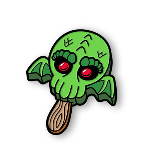 Hairebrained! Ice Scream Cthulhu Enamel Pin