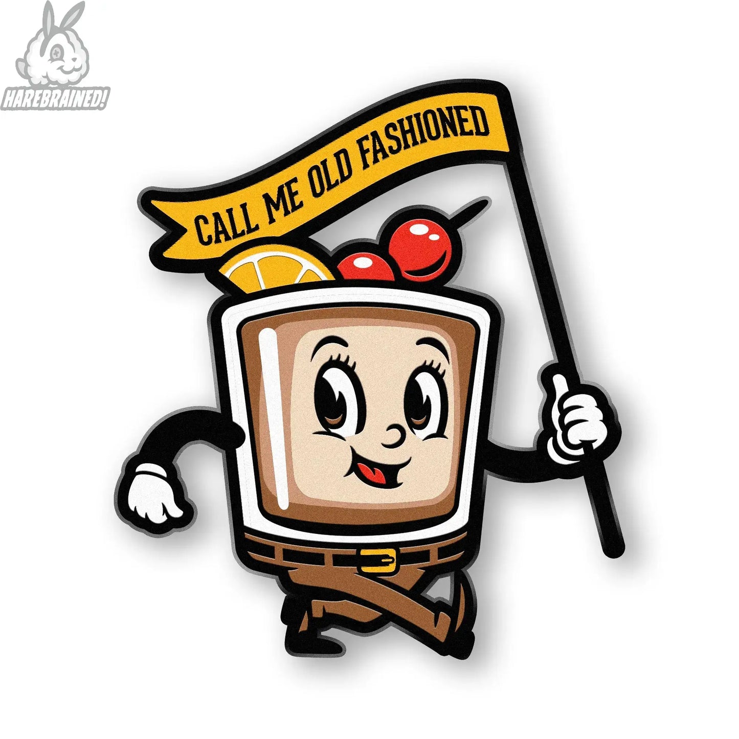 Harebrained! Call Me Old Fashioned Enamel Pin